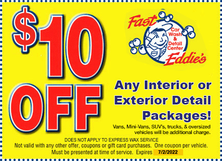 $10 off any interior or exterior detail packages